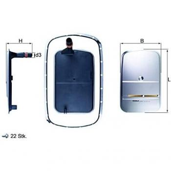 MAHLE Original HX 165KIT Filtro de aceite