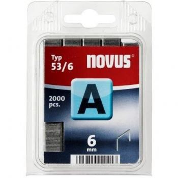 Grapas de alambre fino tipo A 53/6 - 2000 piezas Novus