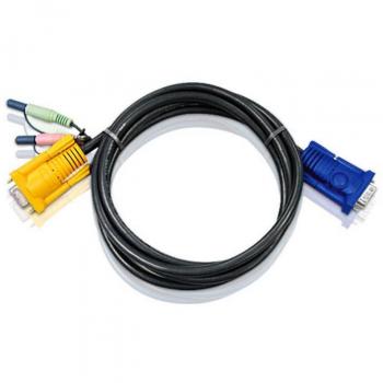 Cable KVM ATEN 2L5203A de 3 metros para conectar video, teclado y ratón