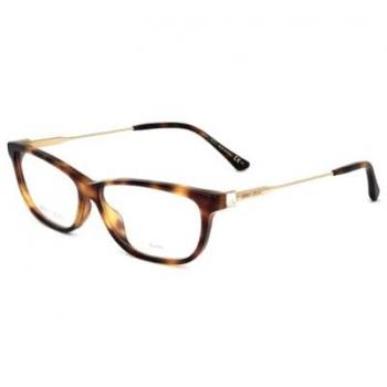 Jimmy Choo JC342-086 Women's Prescription Glasses, Brown Acetate Frames, 54mm, One Size
