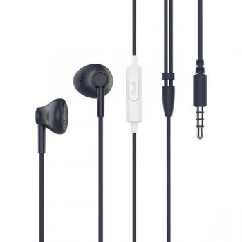 Auriculares In-Ear con Cable y Conector Jack 3.5mm, Micrófono Integrado para Llamadas y Música, Color Blanco