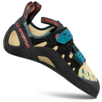La Sportiva - Botas de senderismo Ultra Raptor II Mid GTX para hombre, y La Sportiva Tarantula Woman - Pie de gato de escalada para mujer en color negro/beige