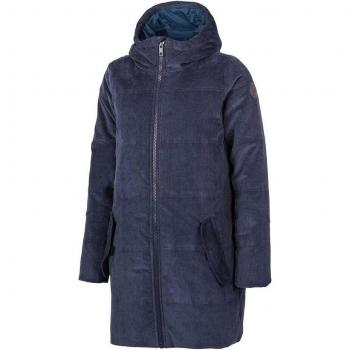 Chaqueta de mujer Ternua Trinity East con capucha, color azul marino, talla S