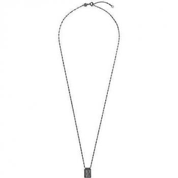 Cluse Force Tropicale Silver Twisted Chain Pendant Necklace