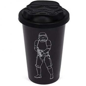 Shepperton Design STMTRPTMB Original Stormtrooper-Taza de cerámica con Tapa de Silicona