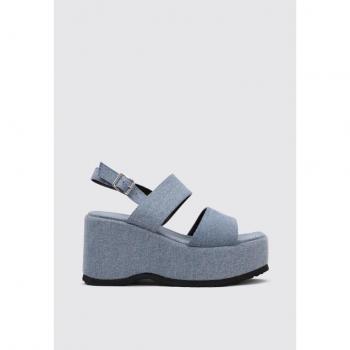 Limma PELOSETTA Sandalia Con Cuña Mujer Denim 36