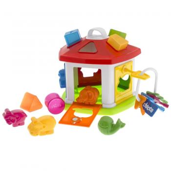 Chicco Casita De Los Animales - Divertido Juego De Encajables De Animales, Colores Y Llaves