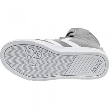 Hummel Slimmer Stadil High Jr Unisex Children's Grey Hi-Top Trainers