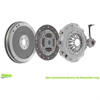 Valeo Kit de Embrague 845254 con volante motor para SEAT Leon, Altea, Alhambra, Tarraco; AUDI A3, Q2, Q3; y VOLKSWAGEN Golf, Tiguan, Pass