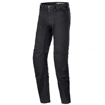 Alpinestars Pantalones de Moto Compass Pro Negros - Vaqueros de moto, color negro, talla 38