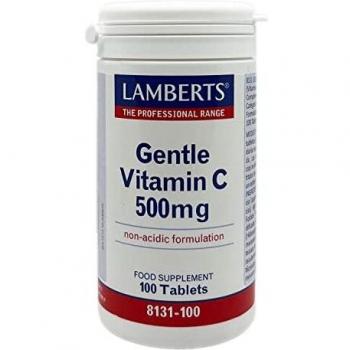 Lamberts Gentle Vitamin C 500mg (Non-Acidic) 100 Tabs