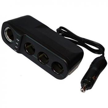 AERZETIX: Adaptador para encendedor 10A 12V 4x2.5A de coche vehiculos caravanas