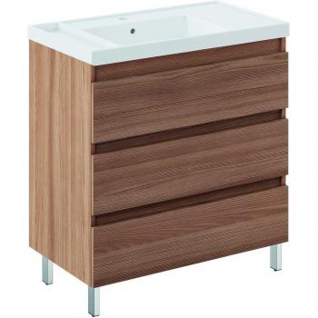 Mueble de baño Cosmic con lavabo Teckstone y 3 cajones