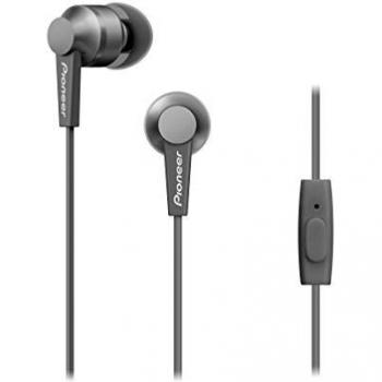 Pioneer SE-C3T-H - Auriculares con Control de telefono, Color Gris