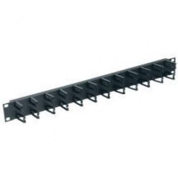 Middle Atlantic HCM-1 Rack Cable Management Panel, Server Cabinet Accessory, Black