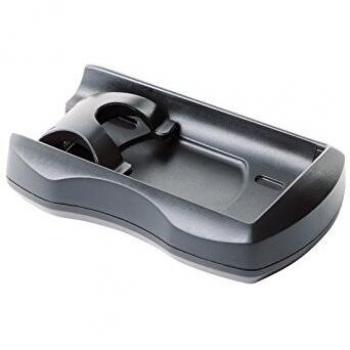 Base de Escritorio FlexLight K&M 12256 con Soporte Ajustable y Luz LED, Color Negro