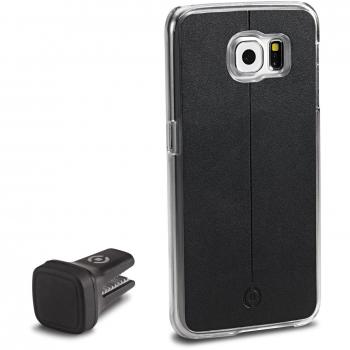 Celly SDGS6BK - Soporte de coche para Samsung Galaxy S6