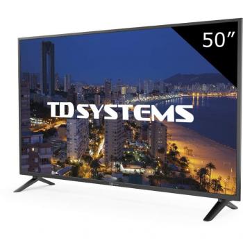 TD Systems K50DLP8F - Televisor Led 50 Pulgadas Full HD, resolución 1920 x 1080, 3X HDMI, VGA, 2X USB Reproductor y Grabador