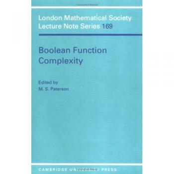Complejidad de Funciones Booleanas - Serie de Notas de Conferencias de la Sociedad Matemática de Londres, Tomo 169