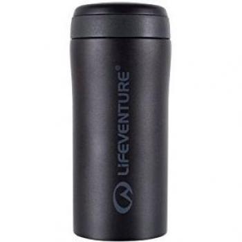 Taza Térmica de 300 ml Lifeventure Negra Mate