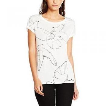 Mavi Bird Printed, Tank Top para Mujer, Weiß