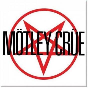 Imán para nevera Motley Crue Gram tamaño único rojo/blanco