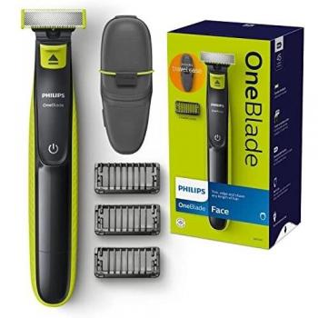 Aparador de Barba Philips OneBlade QP2520/65 con 3 Zoclos y Estuche Rigido