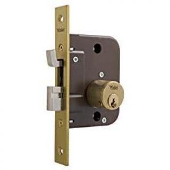 Cerradura de Madera Yale con Canto Cuadrado, Antipalanca, 23x50mm, Modelo 49-80 BC