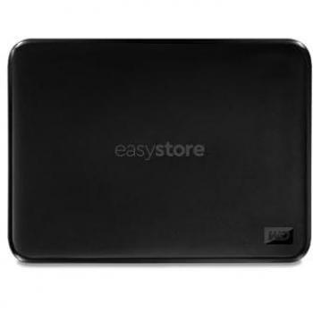 Disco Duro Externo 4 TB WD Easystore, Portátil, HDD, USB 3.2 Gen 1, Software de Copia de Seguridad para Windows y Mac, Negro