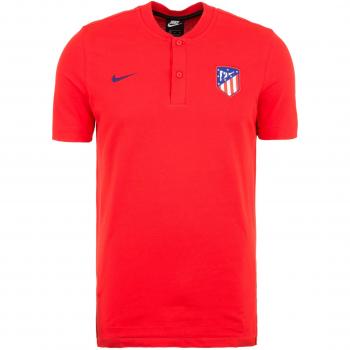 Nike Atletico Madrid 2019-20 - Polo de algodón, Color Rojo, Large, Rojo