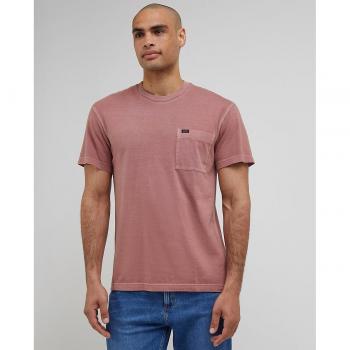 Camiseta Lee Relaxed pocket tee color rosa