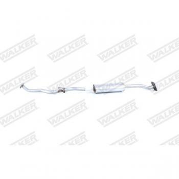 Silenciador central e intermedio WALKER 24293, compatible con vehículos, fabricado en acero inoxidable, diseño de flujo libre para reducción de ruido y vibraciones, fácil instalación, durabilidad garantizada