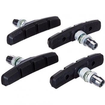 XLC 70 Mm, Negro Kit 4 Zapatas BS-V01 V-Brake, Unisex Adulto