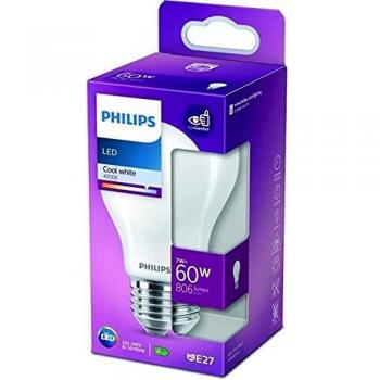 Bombilla LED Esférica Philips E27 60W 4000K