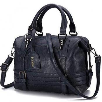 Bolsos de Mujer Retro Bolso Señora Tote, JOSEKO Bolso de Hombro de Cuero Mensajero Bolso Bandolera Bolsillos de Compras Elegantes de la Señora Trabajo Diario Vida Navidad y Fiesta