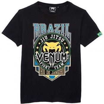 Venum Carioca Junior - Camiseta para niños, color negro, talla M