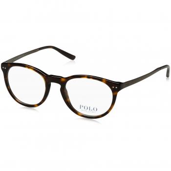 Polo Ralph Lauren 0PH2168, Monturas de Gafas para Hombre, Shiny Dark Havana, 50