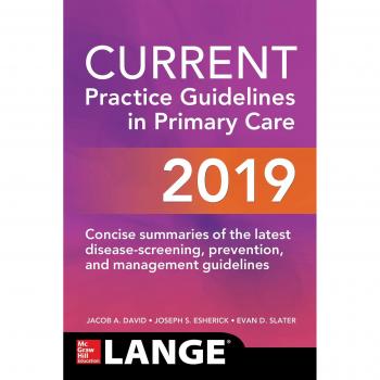McGraw-Hill 2019 Primary Care Practice Guidelines Handbook