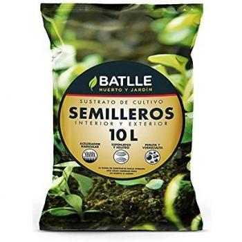 Semillas Batlle Sustrato Semilleros 10 l, Color Tierra