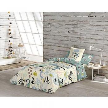 COOL KIDS Funda nórdica Reversible Tukan Beige Cama 105 cm
