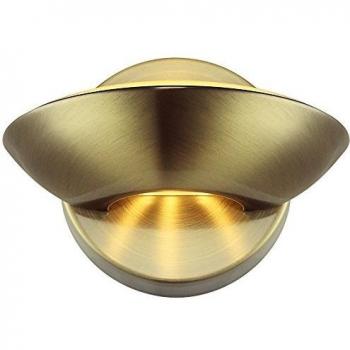 Lámpara de pared LED Cosimo color latón envejecido 165 x 11 cm