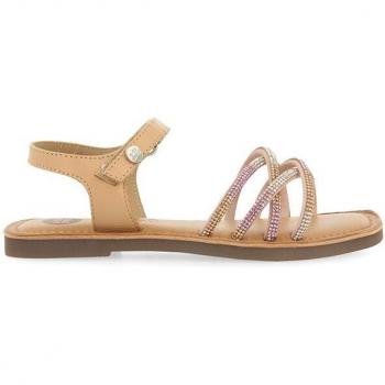 Sandalias Gioseppo Piel Rosa con Cristales Niña Lixy