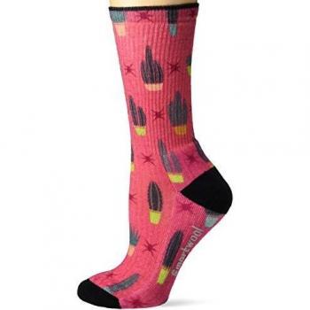 Smartwool Women's Hike Light Cactus Print Crew WATERMELON M