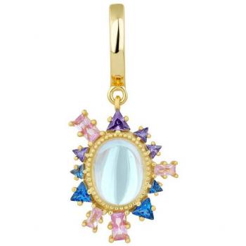 Piercing aro Earcandy Ada de Plata 925 con baño de oro 18k