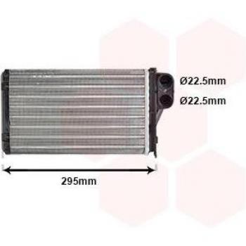 Radiador de calefacción VAN WEZEL 40006240, tipo: calefactor, características: diseño compacto, fácil instalación, eficiente en la distribución del calor, compatible con varios modelos de vehículos