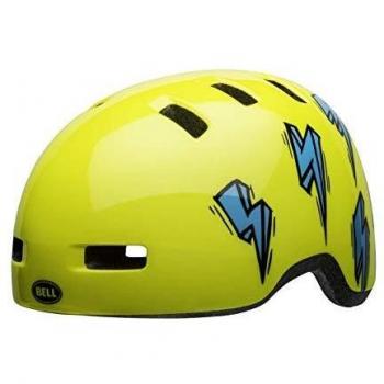 BELL Lil Ripper Casco de Bicicleta para niños, Amarillo y Azul, Talla única