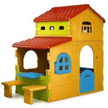 FEBER- Casita Infantil Super Villa, Multicolor. para niños/ as de 3 años en adelante