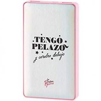 La Vecina Rubia PowerBank 6.000 mAh con Diseño Holográfico; Dos Puertos USB con Capacidad de 3 a 4 Cargas