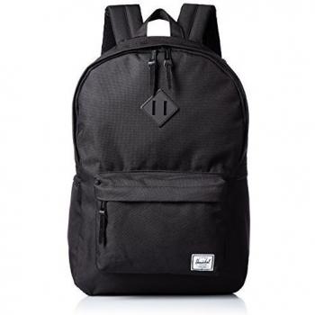 Herschel Retreat Classics Rucksack Unisex, Black/Tan Synthetic Leather Backpack, Einheitsgröße, 10007-00055-OS