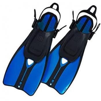 Ocean Reef Aletas De Buceo Duo II - Aletas de buceo, modelo Duo, disponibles en 7 colores y 2 tamaños (L/XL, Azul)